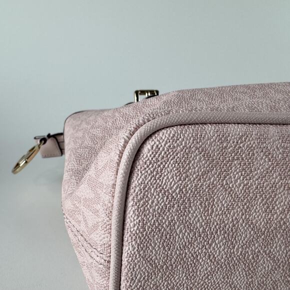 Michael Kors Tote Bag Womens Purse Gold Hardware Removable Strap MK Charm Handba - Picture 14 of 16